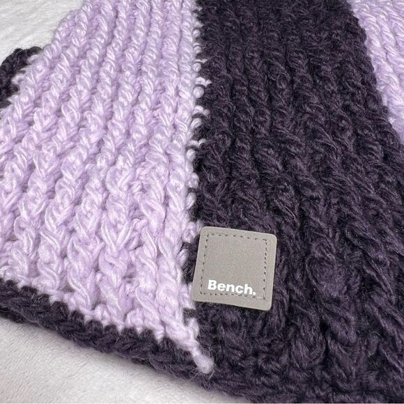 Bench purple and lilac crocheted gaiter 💗 NWT 💗 wool blend - Picture 2 of 7